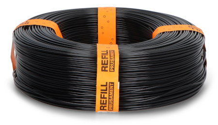 Filament Prusa Refill PETG 1.75 mm 0.9 kg - Jet Black NFC