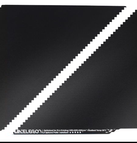 PEI textured print bed overlay for Elegoo Neptune 4 / 4 Pro 3D printers - 225 x 225 mm