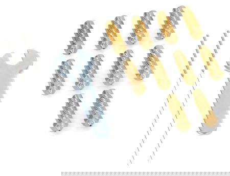 Nozzle Set 0.4mm / 0.6mm / 0.8mm / 1mm for Elegoo Neptune 4 Plus / 4 Max 3D Printers - Brass