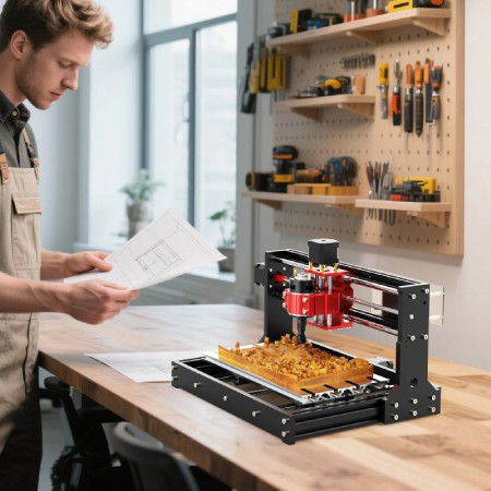 Stable Z axis and efficient spindle