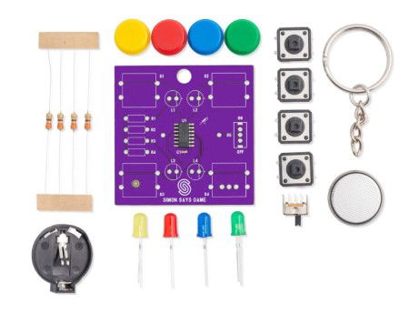 Simon says game - educational soldering kit - Attiny404 - Soldered 333141
