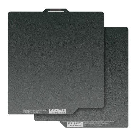 BIQU Panda Double-CryoGrip Textured - double-sided magnetic overlay - for Bambu Lab P1, X1 and A1 printers - 257 x 257 mm