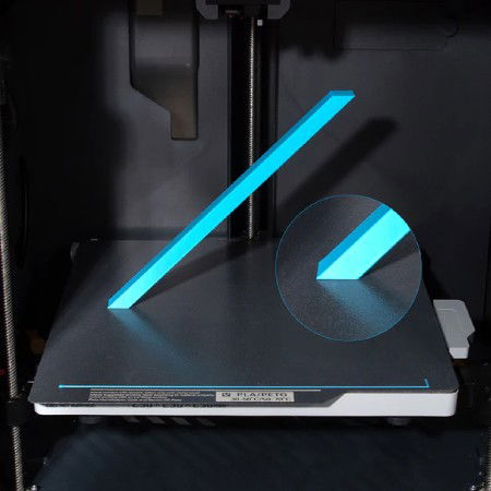 BIQU Panda Double-CryoGrip Textured - double-sided magnetic overlay - for Bambu Lab P1, X1 and A1 printers - 257 x 257 mm