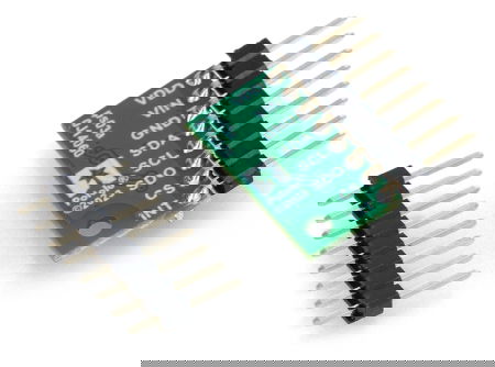 LPS22DF - pressure and altitude sensor 126 kPa - I2C / I3C / SPI - 1.8 - 5.5 V - Pololu 2898 - soldered connectors