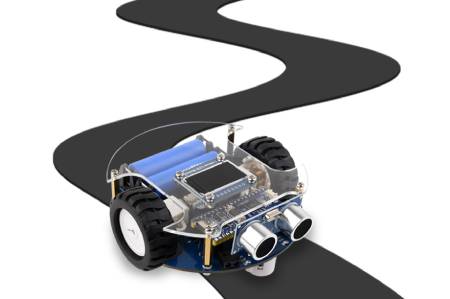 Pico2Go Mobile Robot - remote-controlled robot - RP2350-Plus - Waveshare 31698