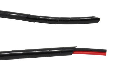 Cable organizer 8mm/10m - black