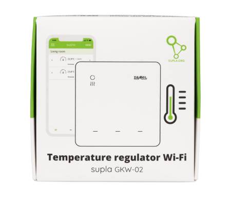 Zamel Supla GKW-02 - heating controller - WiFi - Android / iOS application - white