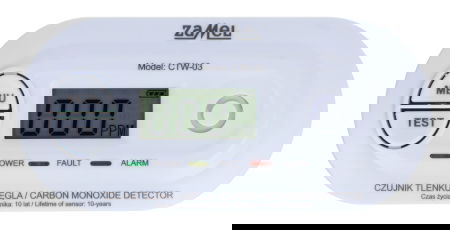Battery-powered carbon monoxide detector - Zamel CTW-03