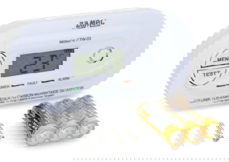 Battery-powered carbon monoxide detector - Zamel CTW-03