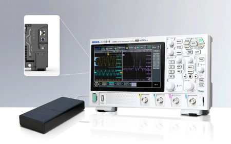 Rigol DHO804 70 MHz oscilloscope 4 channels