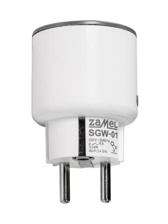 Smart WiFi socket with energy measurement - 16A - Zamel SGW-01