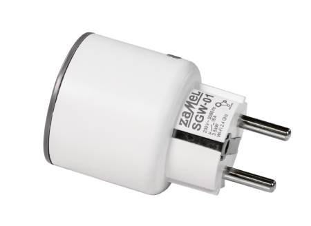 Smart WiFi socket with energy measurement - 16A - Zamel SGW-01