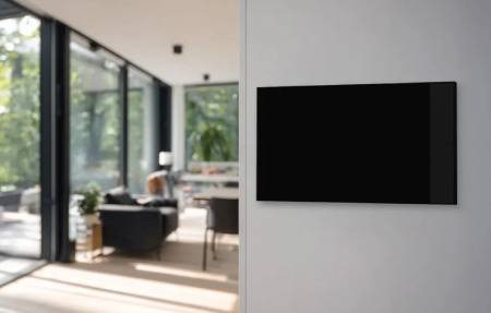 Shelly Wall Display XL - Smart Control Panel with 5A WiFi/Bluetooth Relay - Black