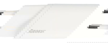Baseus Super Si Quick Charger USB-C Power Adapter - 5V/3A 20W - White