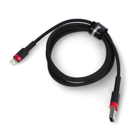 Baseus Cafule USB A - Lightning Cable Black and Red - 1 m