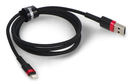 Baseus Cafule USB A - Lightning Cable Black and Red - 1 m