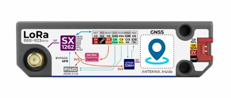 LoRa 1262 Cap Module for M5Stack Cardputer Adv - SX1262 - M5Stack U214