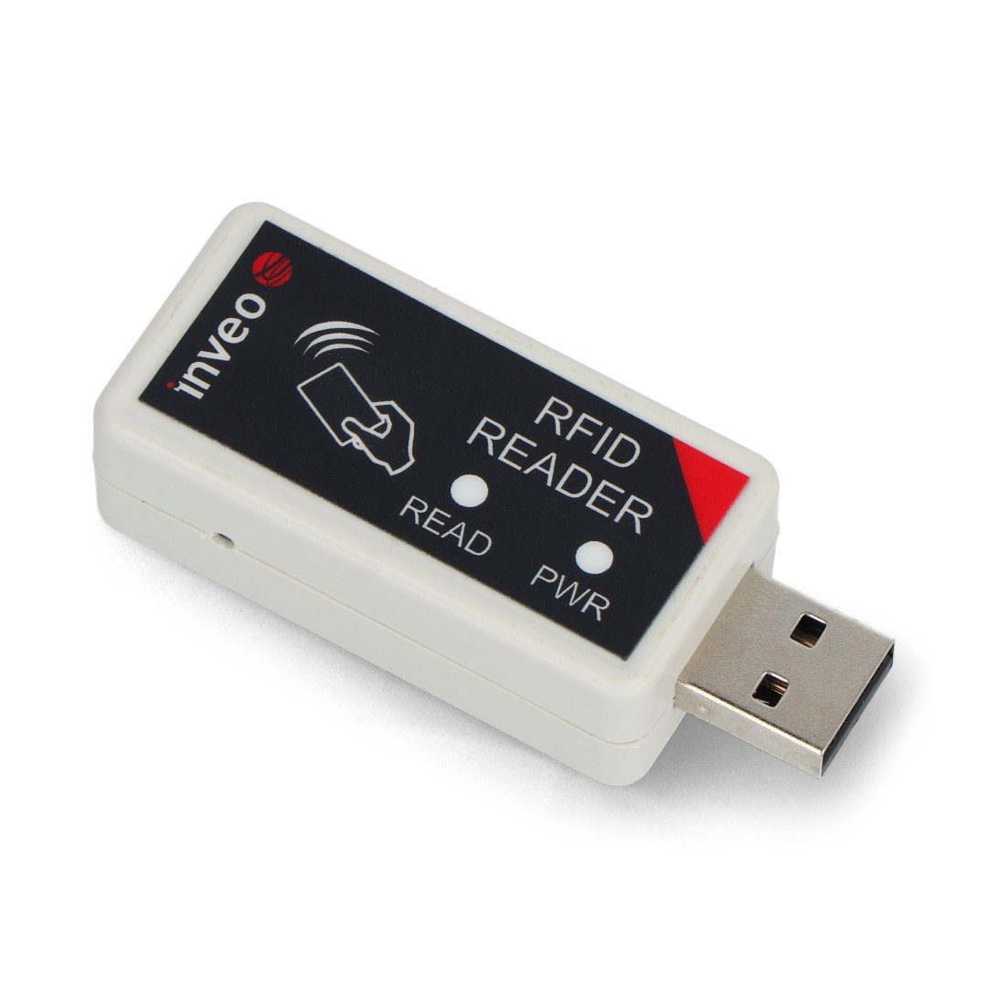 Inveo - RFID USB Pocket reader - Unique 125 kHz flash drive