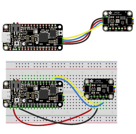 LPS28DFW - I2C pressure sensor - STEMMA QT / Qwiic - Adafruit 6067