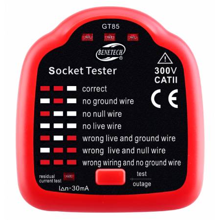 230V RCD socket tester - Benetech GT85