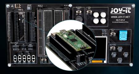Explorer Board - educational and prototyping board for Raspberry Pi Pico / Pico W - Joy-IT RB-P-XPLR