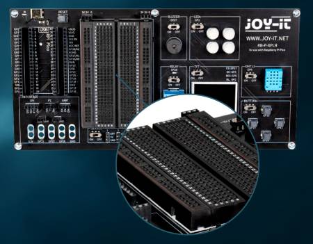Explorer Board - educational and prototyping board for Raspberry Pi Pico / Pico W - Joy-IT RB-P-XPLR