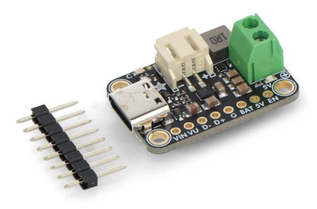 Li-Pol / Li-Ion 5V bq25185 Battery Charging Module USB Type-C / DC / Solar Panel -  Adafruit 6106