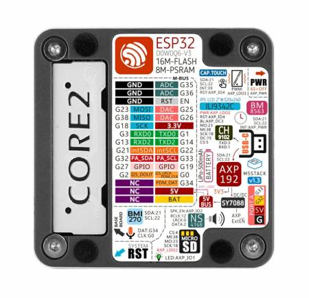 M5Stack Core2 v1.3 - Development Module - ESP32 - M5Stack K010-V13