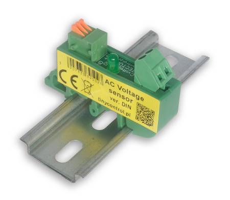 Tinycontrol - 230 V AC mains voltage presence sensor - for DIN rail