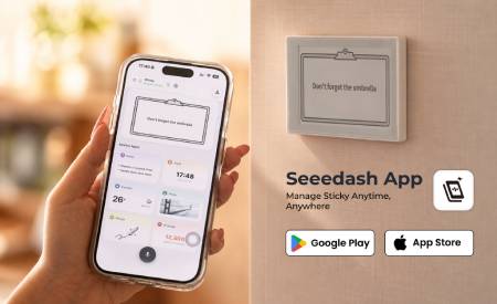 reTerminal Sticky - e-paper display - 3.97'' 800 x 480 px - WiFi - Seeedstudio 100056818
