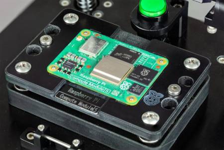 Raspberry Pi Compute Module 5 Programming Jig - a production station for programming CM5 modules