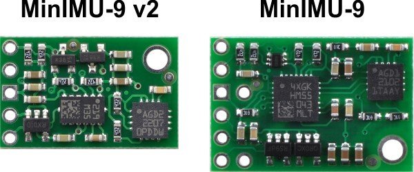 MinIMU-9 v1 vs. MinIMU-9 v2